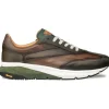Hot Mezlan Magico Two-Tone Sneaker Forest / Olive (21283-F)