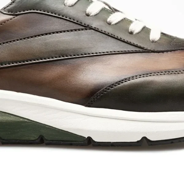 Hot Mezlan Magico Two-Tone Sneaker Forest / Olive (21283-F)