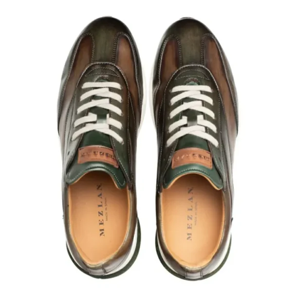 Hot Mezlan Magico Two-Tone Sneaker Forest / Olive (21283-F)
