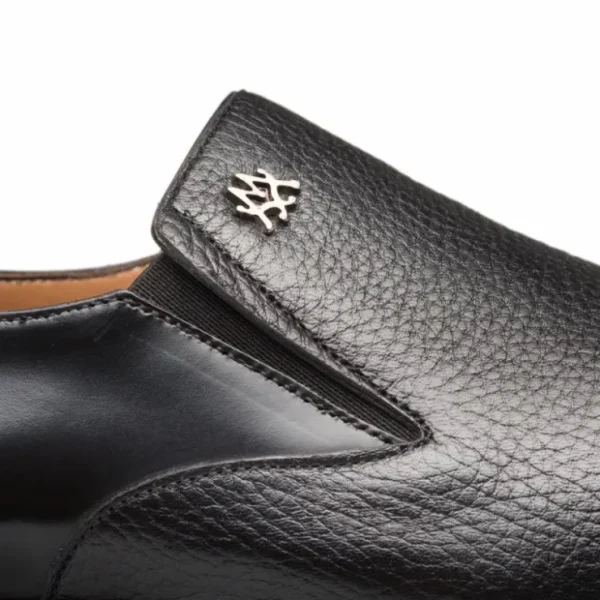 mezlan_milani_deerskin_ca_3.webp Discount Mezlan Milani Deerskin Cap Toe Loafers (Milani) Black