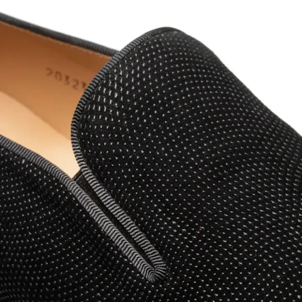 mezlan_notte_glass_suede__3.webp Outlet Mezlan Notte Glass Suede Slip On (20958) Black