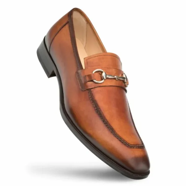 Cheap Mezlan Ornament Loafers (E20482) Cognac