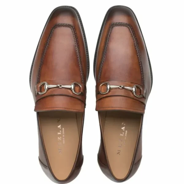 Cheap Mezlan Ornament Loafers (E20482) Cognac