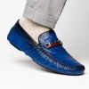 Shop Mezlan Ostrich Driving Shoe (Exclusive) (RX7041-S) Jeans