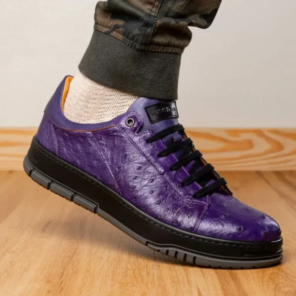 mezlan_ostrich_sneaker_pu_10.webp Hot Mezlan Ostrich Sneaker (50073-S) (Exclusive) Purple