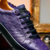 Hot Mezlan Ostrich Sneaker (50073-S) (Exclusive) Purple
