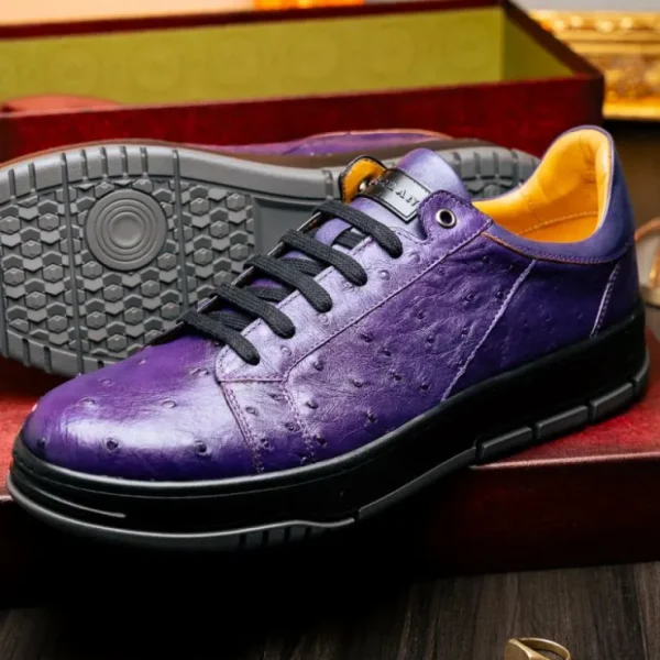 mezlan_ostrich_sneaker_pu_7.webp Hot Mezlan Ostrich Sneaker (50073-S) (Exclusive) Purple