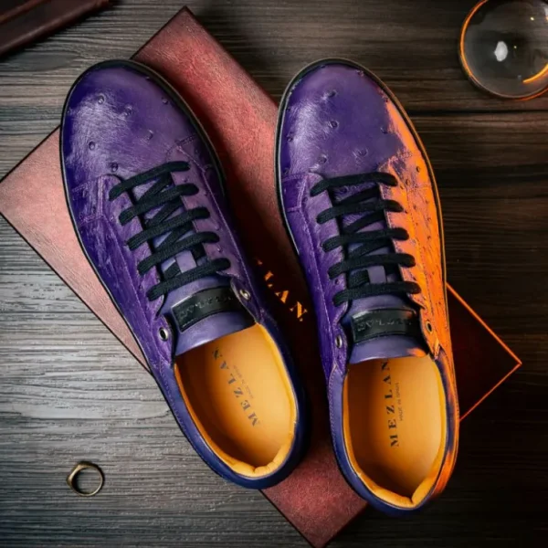 mezlan_ostrich_sneaker_pu_8.webp Hot Mezlan Ostrich Sneaker (50073-S) (Exclusive) Purple