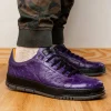 Hot Mezlan Ostrich Sneaker (50073-S) (Exclusive) Purple