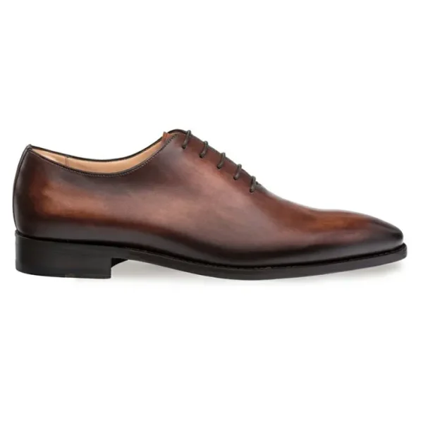 Cheap Mezlan Pamplona Whole Cut Shoes (9201) Cognac