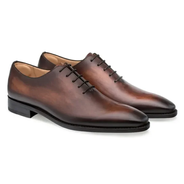 Cheap Mezlan Pamplona Whole Cut Shoes (9201) Cognac