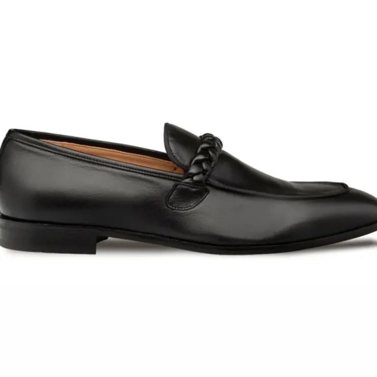 Store Mezlan Parole Penny Loafer (21047) Black