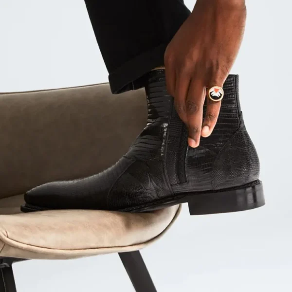 mezlan_peninsula_lizard_e_4.webp Fashion Mezlan Peninsula Lizard Emblem Boot (4963-L) Black