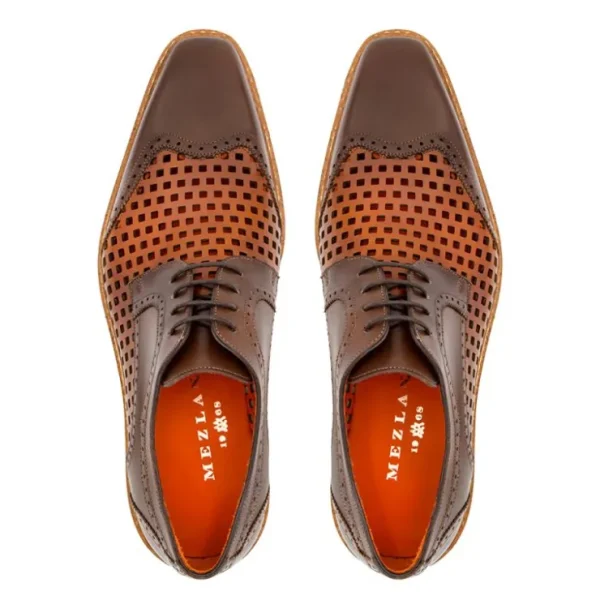mezlan_perforated_derby_c_3.webp Cheap Mezlan Perforated Derby Cognac / Honey (R20741)