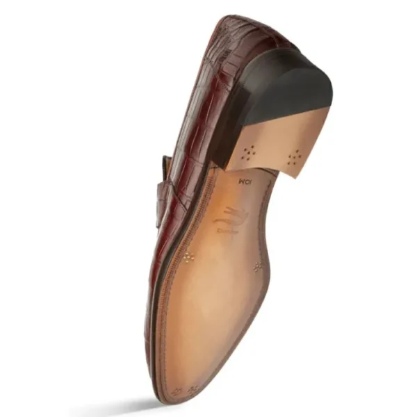 Best Mezlan Piccolo Alligator Penny Loafer (4954-J) Sport