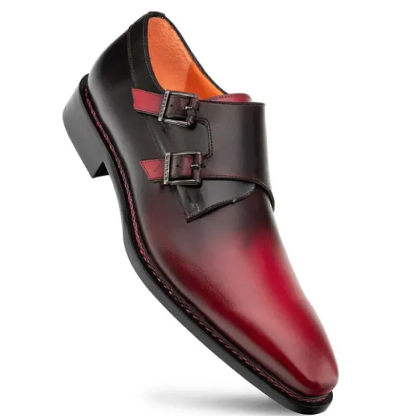 mezlan_pintor_multitone_d_1.webp Online Mezlan Pintor Multi-Tone Double Monk Burgundy & Black (21244) Burgundy&Black