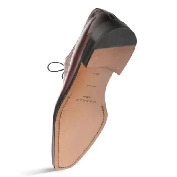 mezlan_postdam_deerskin_c_3.webp Outlet Mezlan Postdam Deerskin Calfskin Shoes (16409) Burgundy
