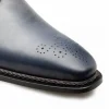 Online Mezlan Principe Patina Leather Derby Grey / Rust