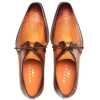 Cheap Mezlan Principe Patina Leather Derby Tan / Rust (20842)