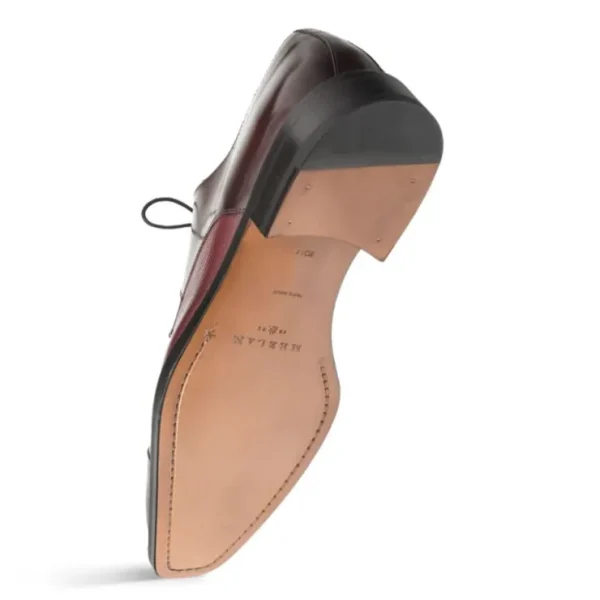 mezlan_soka_calfskin_amp__2-3.webp Flash Sale Mezlan Soka Calfskin & Deerskin Cap Toe Shoes (15089) Burgundy