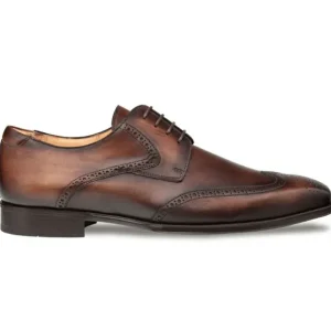 Discount Mezlan Tasso Wing Tip Derby (21315) Chestnut