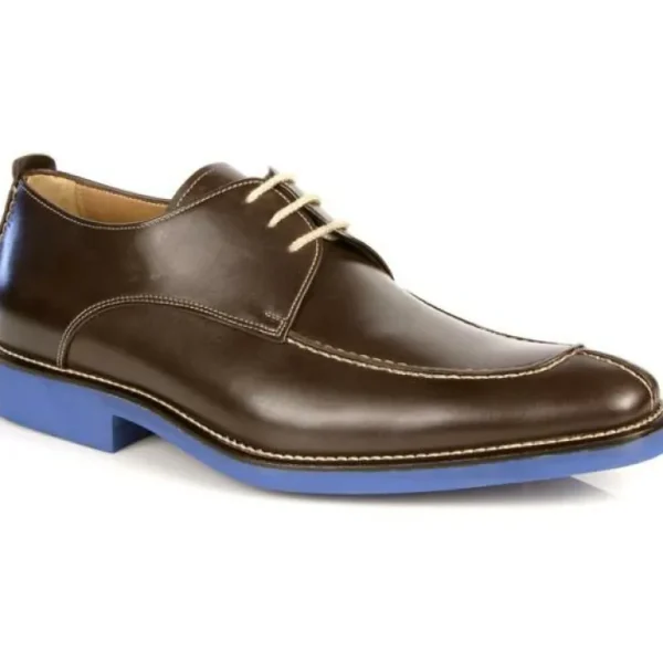 michael_toschi_berta_spli_0-1.webp New Michael Toschi Berta Split Toe Shoes Chocolate / Blue Sole Chocolate/Blue