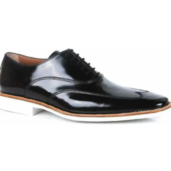 Outlet Michael Toschi Luciano SE Patent Leather Wing Tips Black