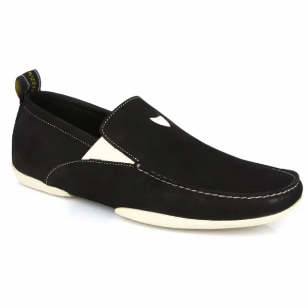 Sale Michael Toschi Onda S Driving Loafers Suede Black