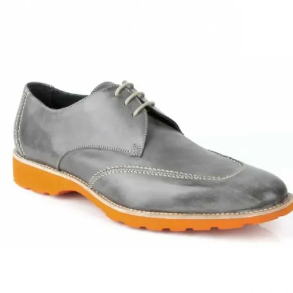michael_toschi_sl_lace_up_0.webp Sale Michael Toschi SL2 Lace Up Shoes Gray / Orange Sole