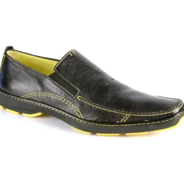 michael_toschi_suv_casual_0.webp Best Michael Toschi SUV2 Casual Loafers Black / Yellow Sole