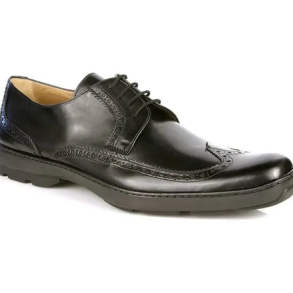 Discount Michael Toschi Swing Lace Wing Tip Black