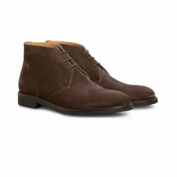 Sale Moreschi Suede Desert Boots Dark Brown Size 10.5 DarkBrown
