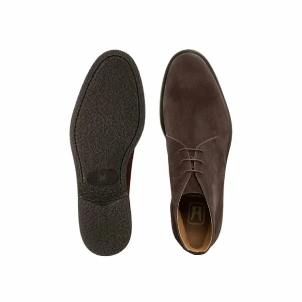 Sale Moreschi Suede Desert Boots Dark Brown Size 10.5 DarkBrown