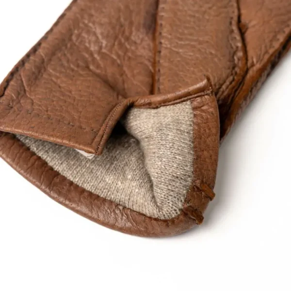 moreschi_vail_genuine_pec_3.webp Sale Moreschi Vail Genuine Peccary / Cashmere Gloves Tan
