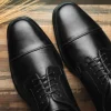 Flash Sale Neil M Senator Cap Toe Shoes Black