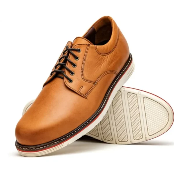 neil_m_wynne_lace_up_shoe_1-4.webp Shop Neil M Wynne Lace Up Shoes Light Brown / Rubber Sole LightBrown