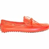 Cheap Paolo Shoes Adam Leather Drivers Red