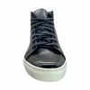 Shop Paolo Shoes Alberto Leather High Top Dress Sneakers Blue