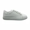 New Paolo Shoes Amadeo Low Top Leather Sneakers White