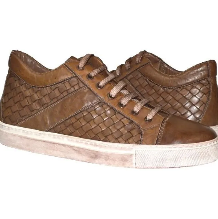 New Paolo Shoes Anka Woven Sneakers Moor