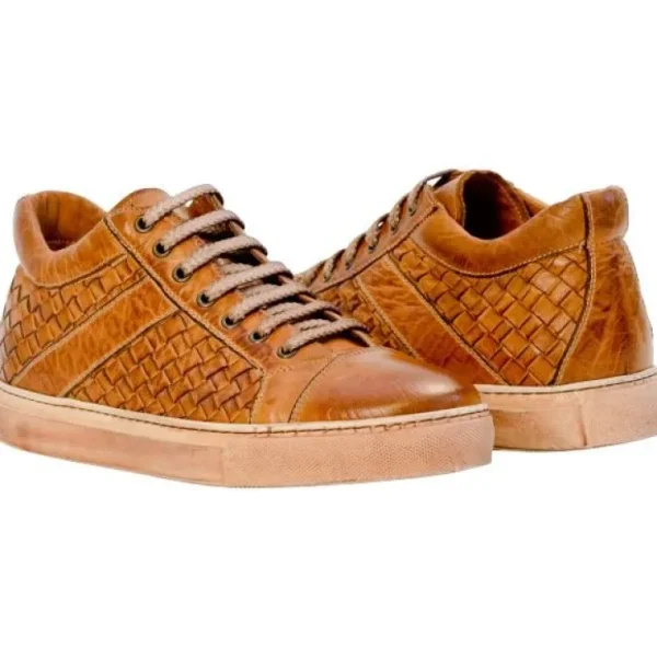 paolo_shoes_anka_woven_sn_0.webp Online Paolo Shoes Anka Woven Sneakers Brick