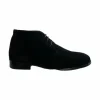 New Paolo Shoes Dario Suede Chukka Boots Black