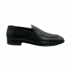 Cheap Paolo Shoes Franco Slip-on Leather Loafers Black