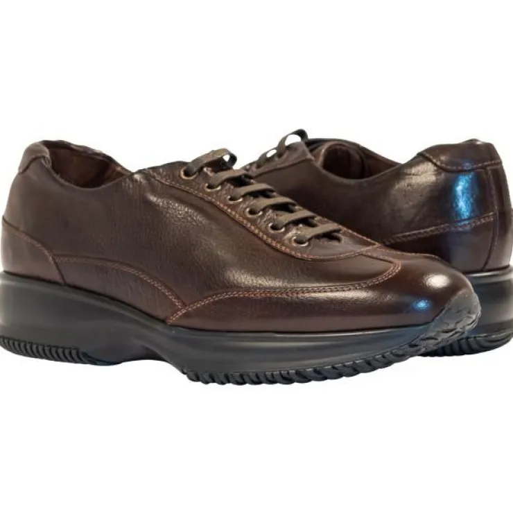 Flash Sale Paolo Shoes Fredo Nappa Sneakers Dark Brown