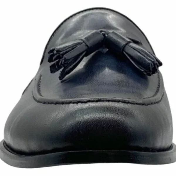 Fashion Paolo Shoes Giovanni Tassel Loafers Blue