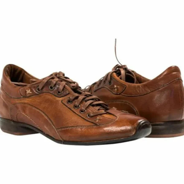 Online Paolo Shoes Radley Leather Oxfords Brown