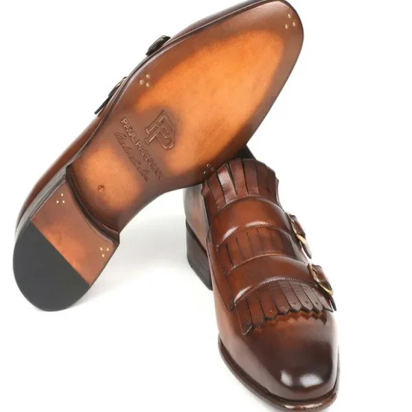 paul_parkman_calfskin_dou_1-2.webp New Paul Parkman Calfskin Double Monk Straps Brown