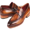 Cheap Paul Parkman Calfskin Loafers Brown
