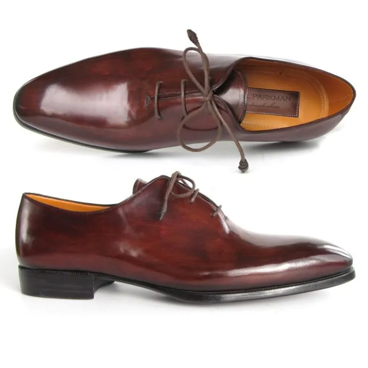 Hot Paul Parkman Calfskin Oxfords Brown / Bordeaux Brown/Bordeaux