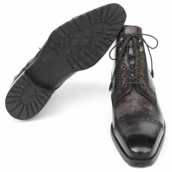 paul_parkman_cap_toe_boot_2.webp Store Paul Parkman Cap Toe Boots Gray / Black
